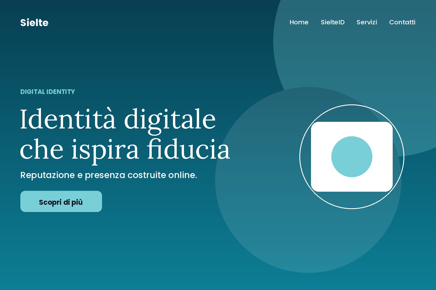 Progetto Webbidu per SielteID — Digital identity
